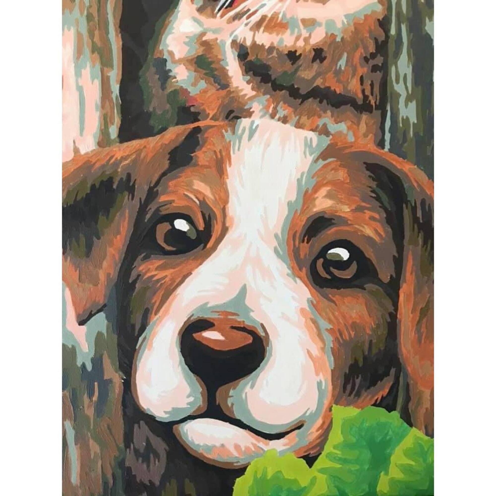 Crafting Spark Two Friends Painting by Numbers Kit